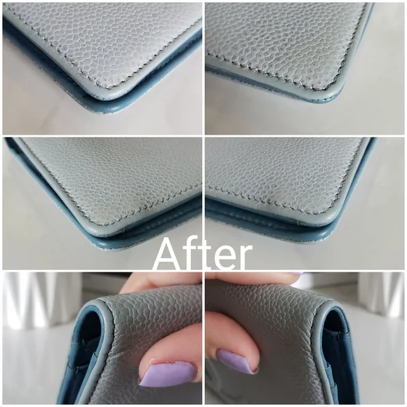 **SOLD** Authentic Pre-owned Chanel Caviar Timeless Bi-Fold Wallet - Picture 12 of 15